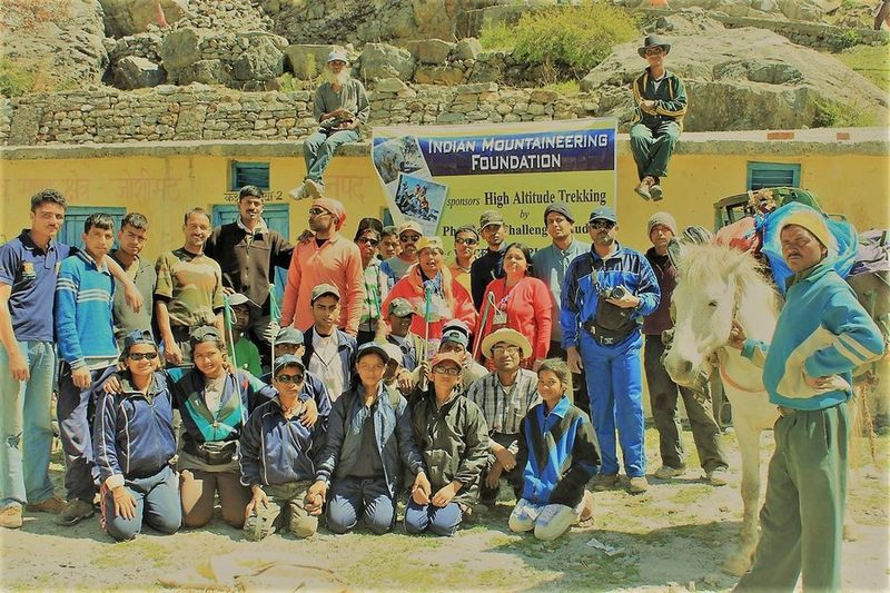 Students during an outing